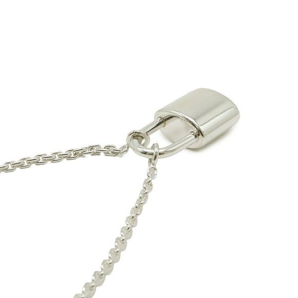 LOUIS VUITTON Silver Necklace - Picture 6 of 8